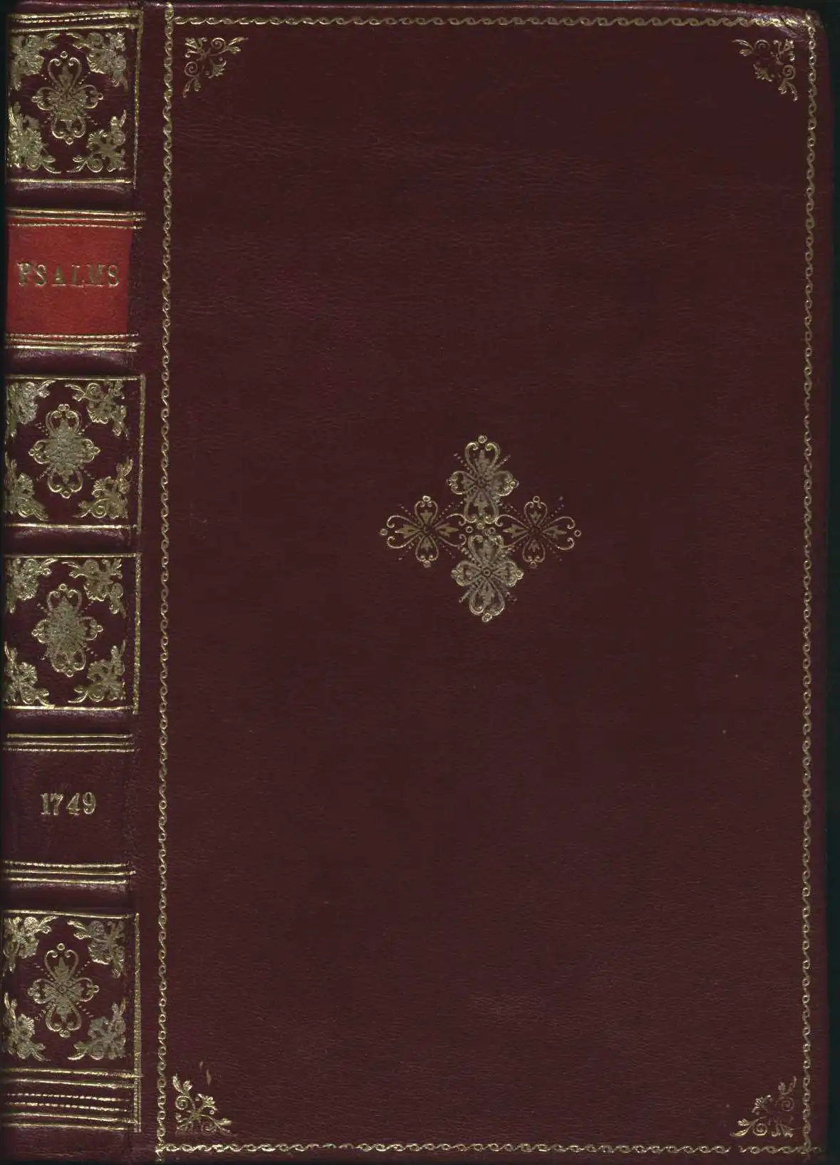 The whole Book of Psalms, collected into English metre. London: Printed by J. Roberts, for the Company of Stationers, 1749.