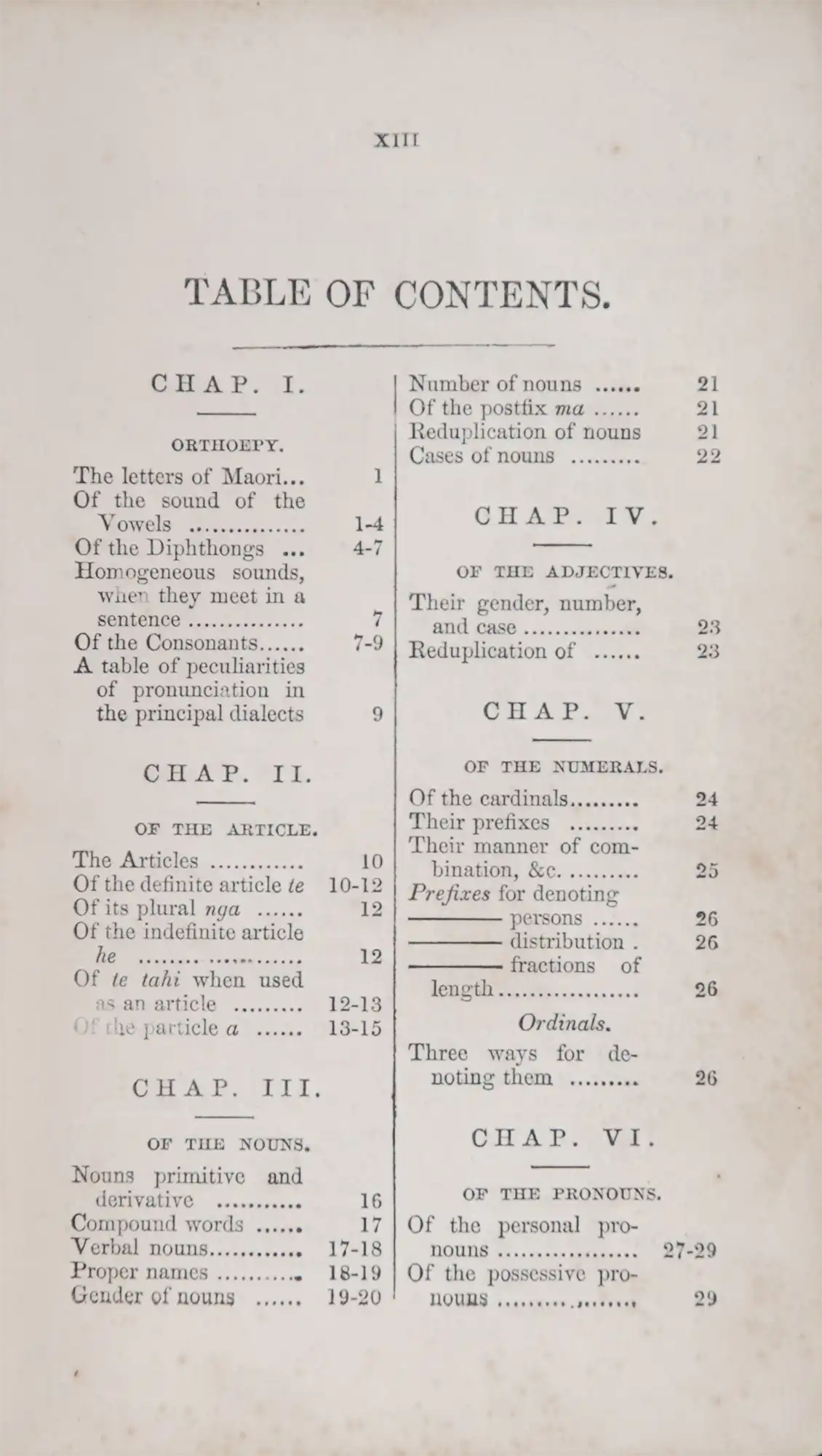 Robert Maunsell. Grammar of the New Zealand Language. 2nd edition. Auckland: W. C. Wilson, 1862.