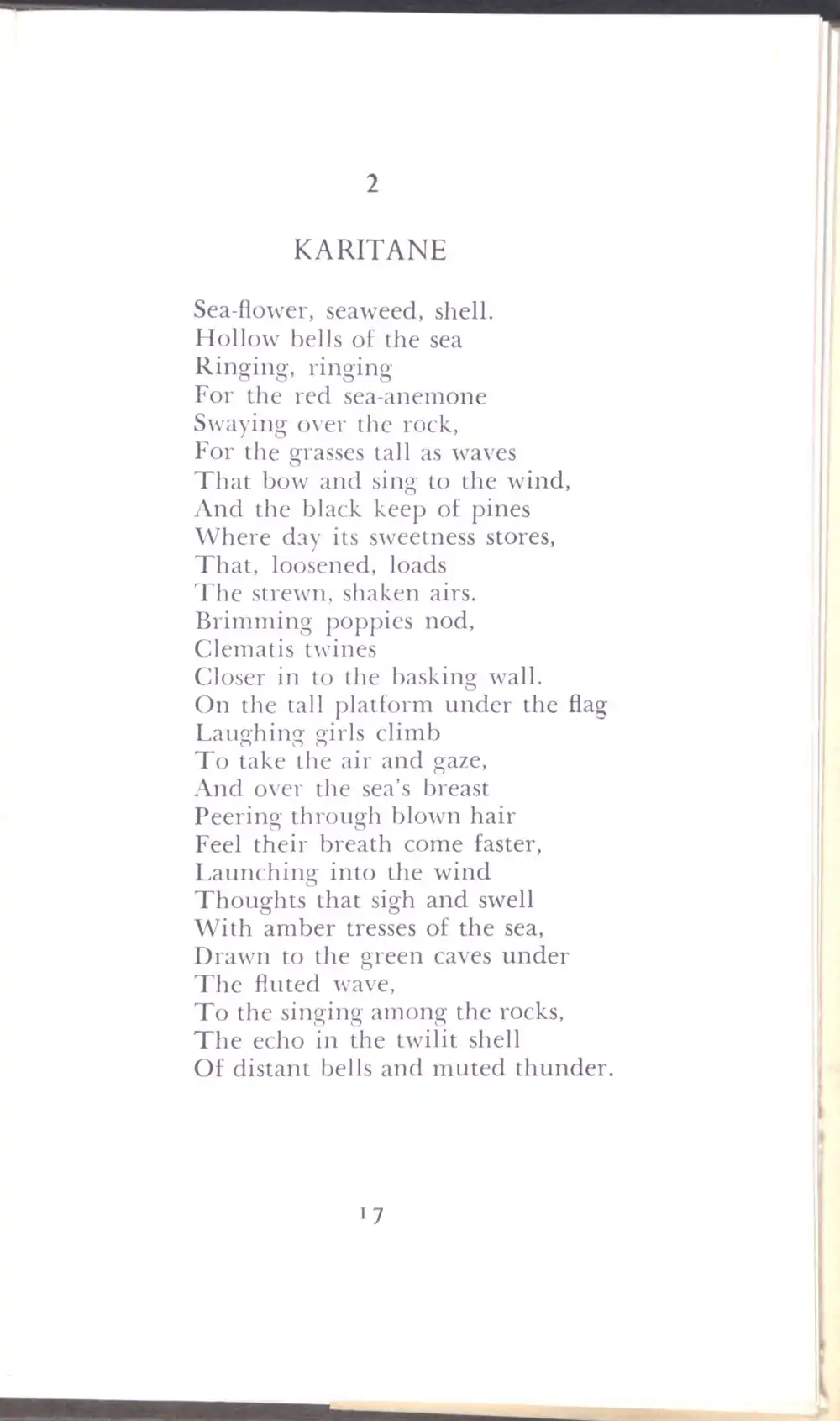 Charles Brasch. <em>Disputed ground: poems 1939-1945</em>. Christchurch: Caxton Press, 1948.