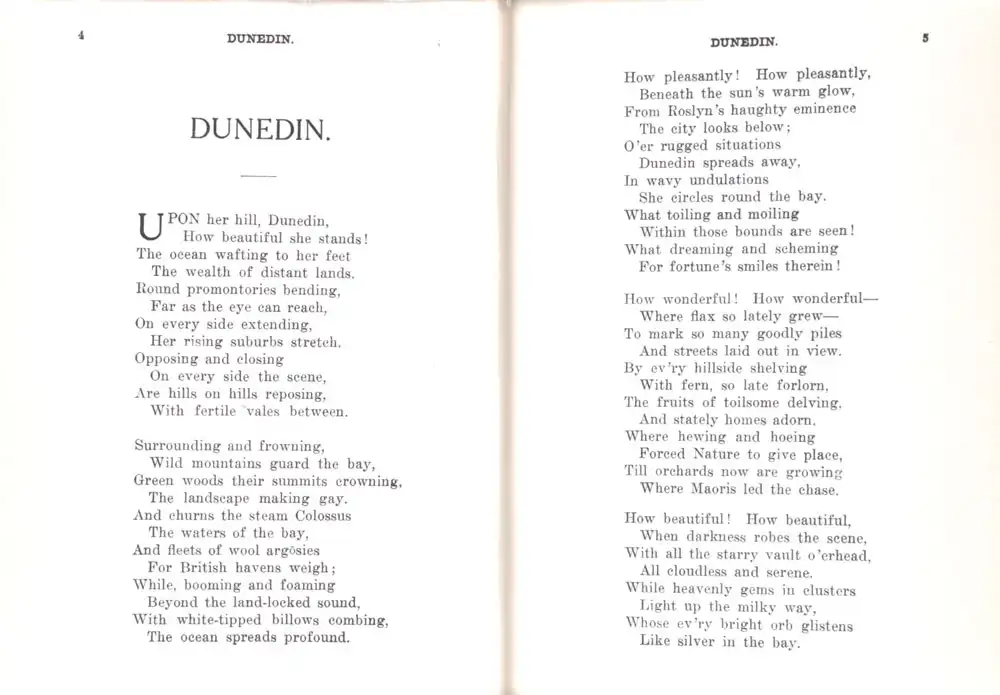 Dugald Ferguson. <em>Castle Gay and other poems.</em> Dunedin: Stone, Son & Co. Ltd., 1912. 