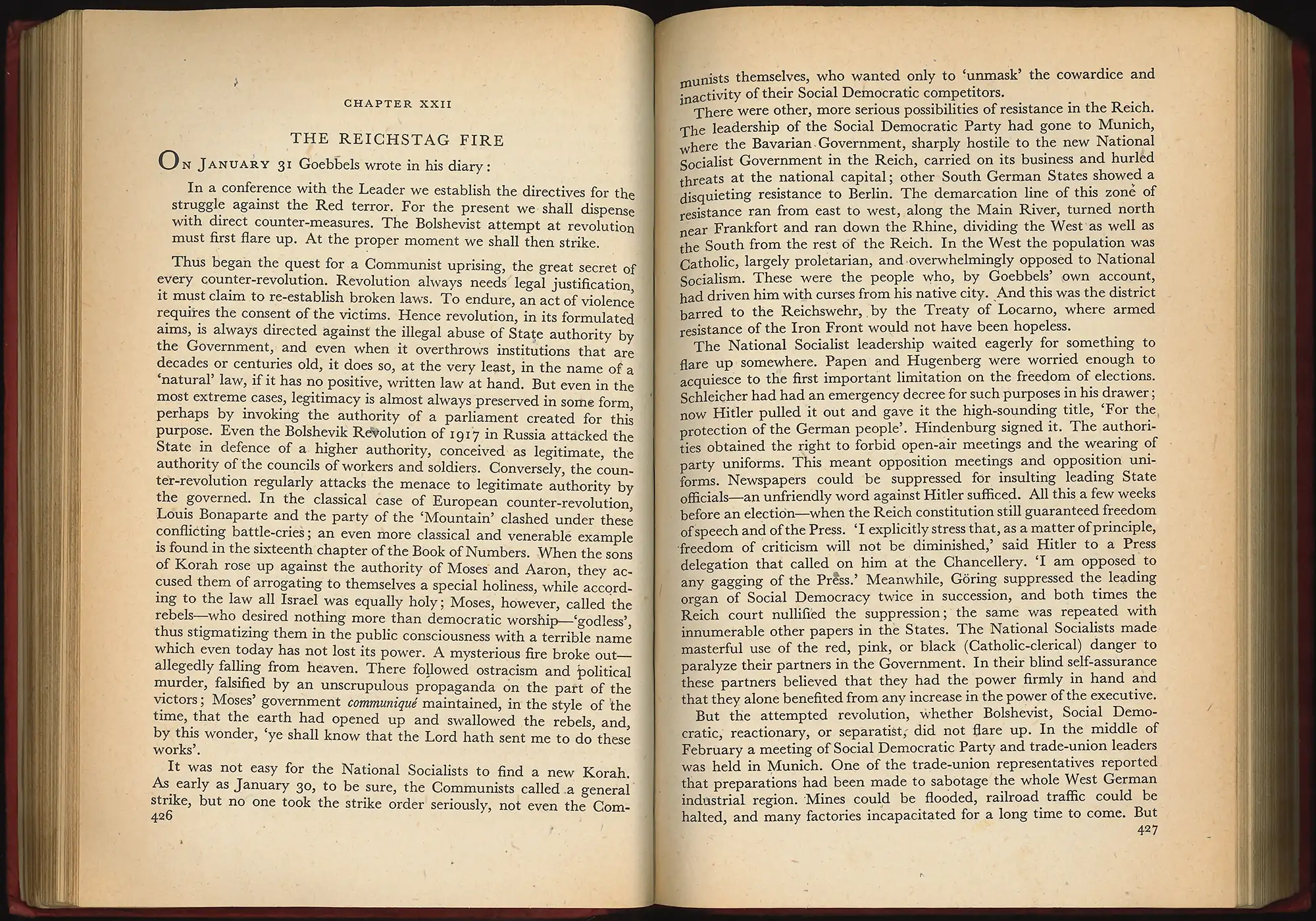 Konrad Heiden, Der Fuehrer. Book I and II. (1944). LBC 943.086 HEI