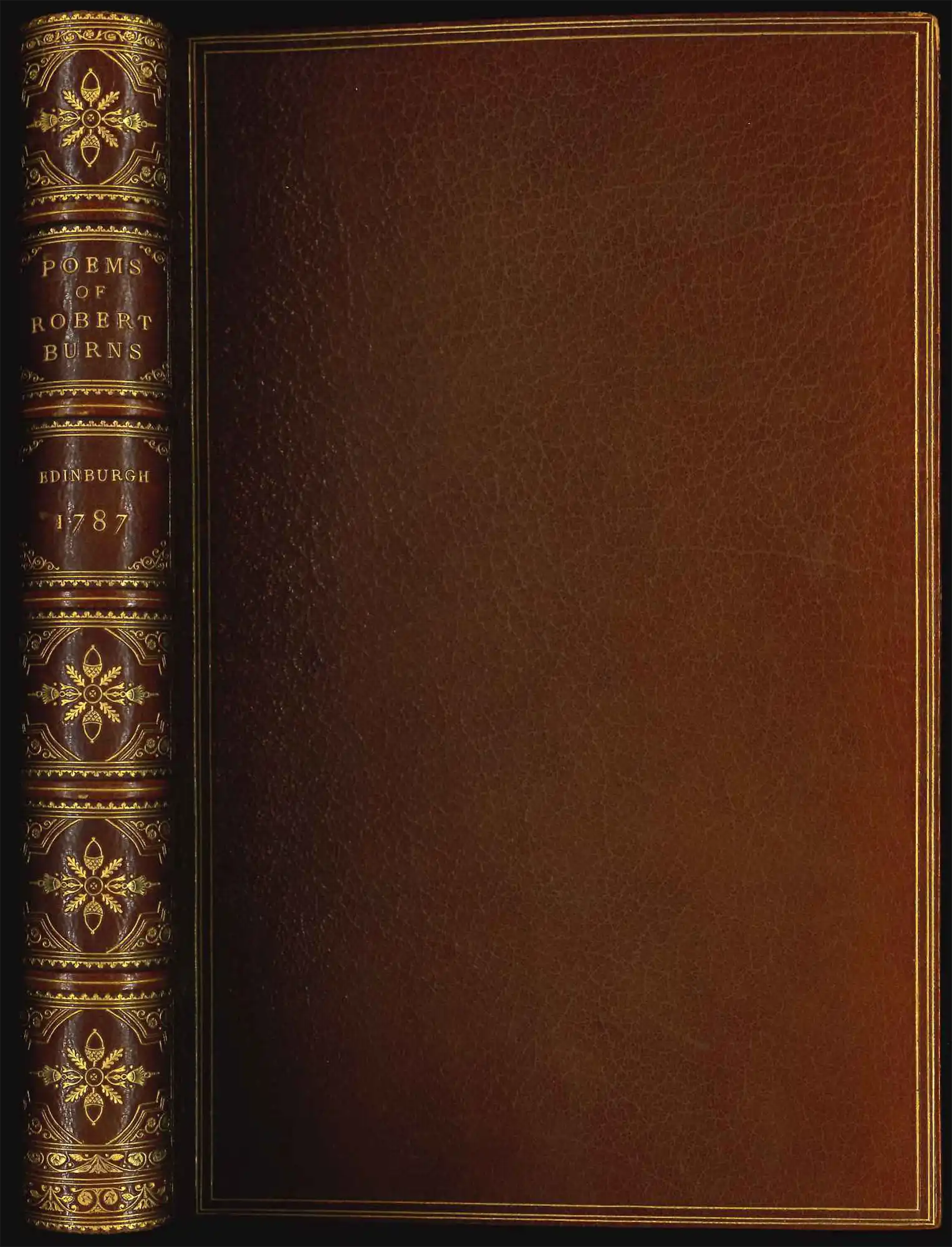 Robert Burns. Poems chiefly in the Scottish dialect. Edinburgh: William Creech, 1787.