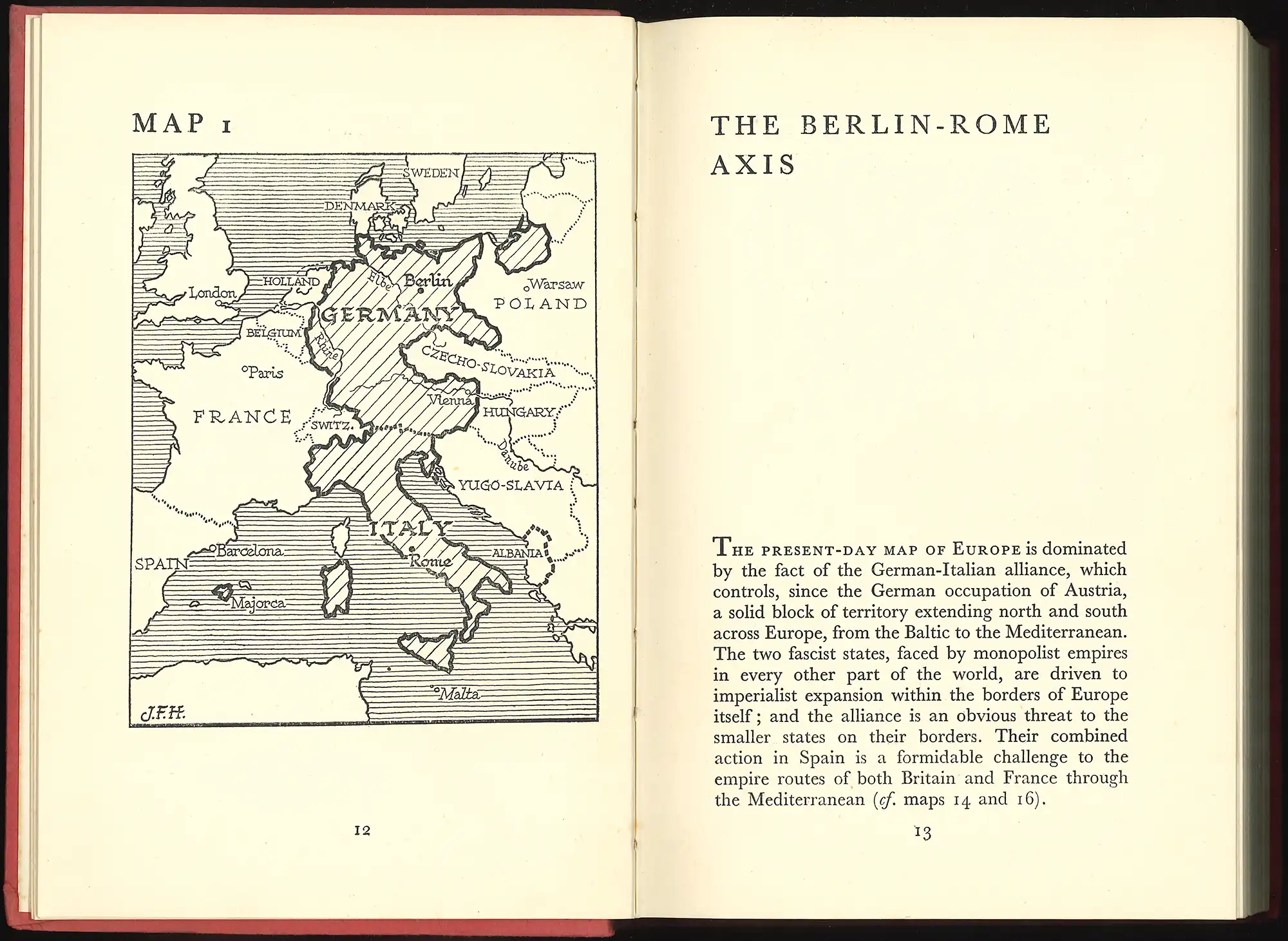 J. F. Horrabin, An atlas of current affairs. (1938). LBC 911 HOR
