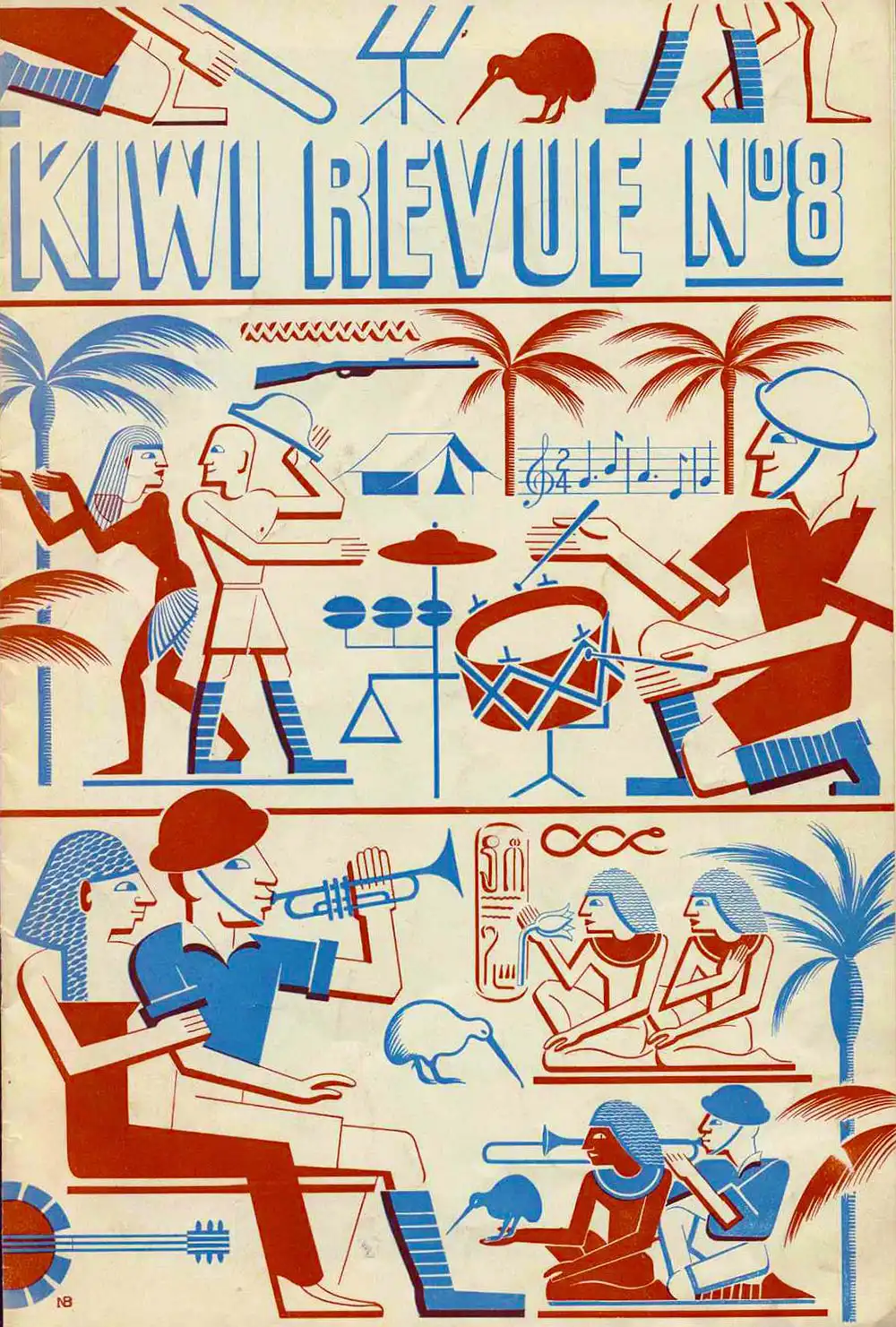 <em>Kiwi revue no. 8</em>. (The Kiwi Concert Party, New Zealand Entertainment Unit, 2nd N.Z.E.F.). New Zealand tour, 1943.